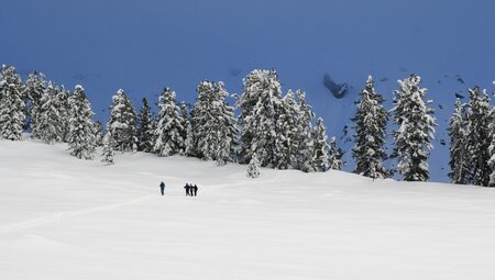 Schneeschuhwandern im idyllischem Obernbergtal