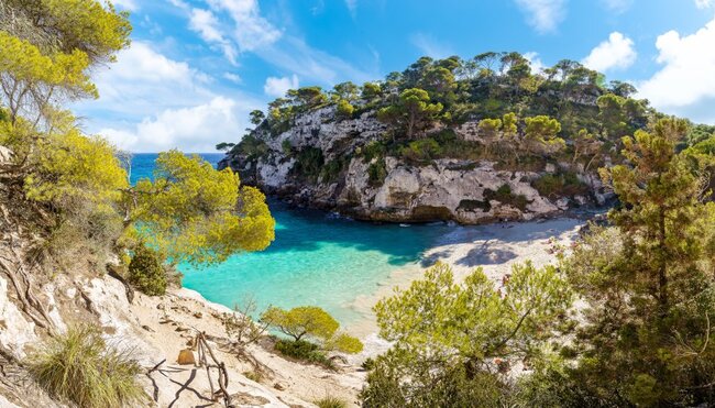 Strand von Cala Macarelleta, Insel Menorca