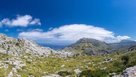 Tramuntana Gebirge auf Mallorca  Panorama Sierra de Tramuntana