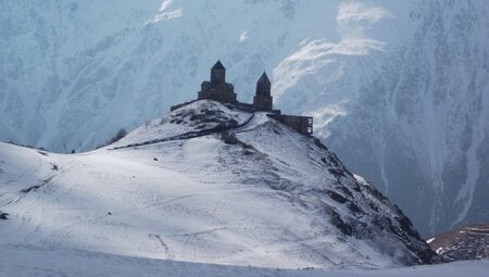 Georgien - Kasbek, 5.033 m mit Ski - Der höchste Gipfel im östlichen Kaukasus