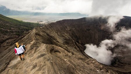 Wanderung auf dem Mount Bromo