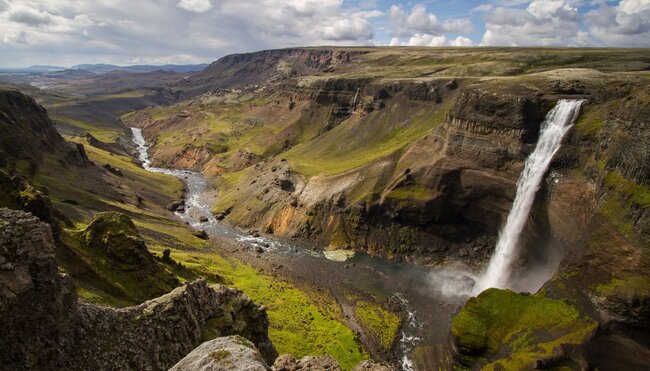 HáifossWasserfall in Island