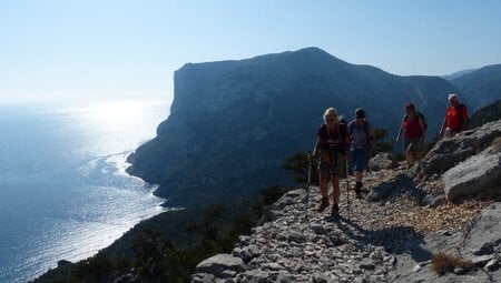 Sardinienumrundung  Weg Cala Sisine  Cala Luna