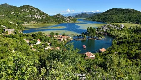 Blick auf den Skadar See