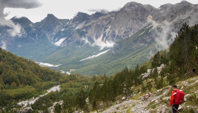 Wanderweg Teth Albanien