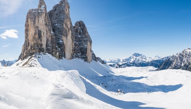 Winterwandern in den Sextener Dolomiten