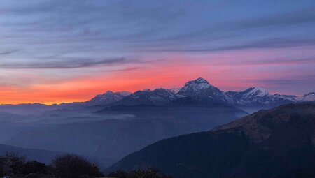 Poonhill and Mulde Peak Sonnenaufgang Trek