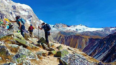 Langtang Trek über Laurebina Pass