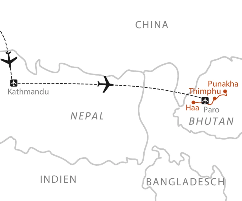 Nepal Und Bhutan Mit Charme Gefuhrte Rundreise Mit Wandern