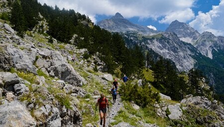 Albanien wandern 