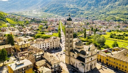 Radtour von den Alpen bis zum Comer See - Sentiero Valtellina