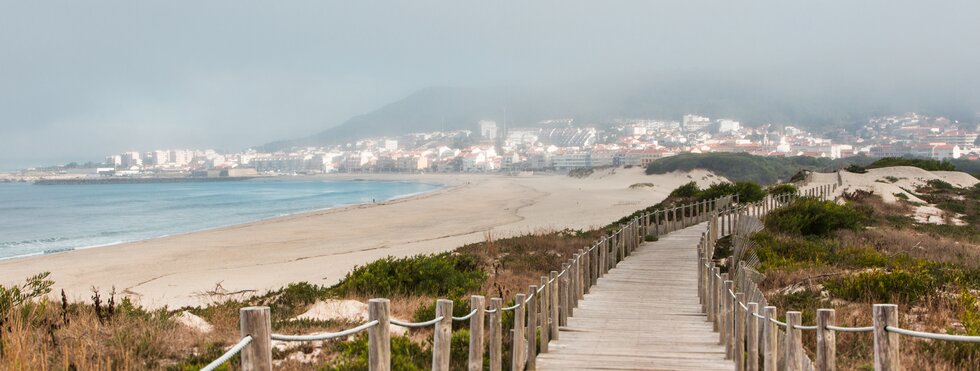 Strand in der Nähe von Vila de Âncora, Nordportugal