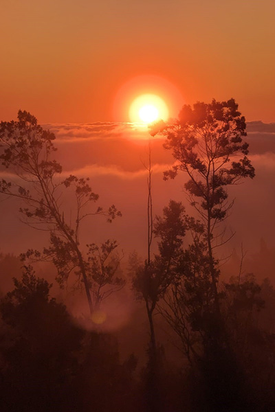 Sonnenuntergang auf La Réunion