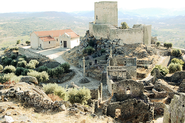 Historische Ruinen in Marialva, Portugal