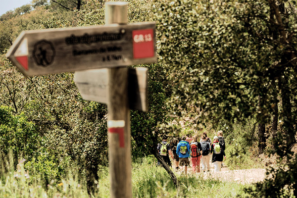 Wegweiser auf der Via Algarviana, Portugal